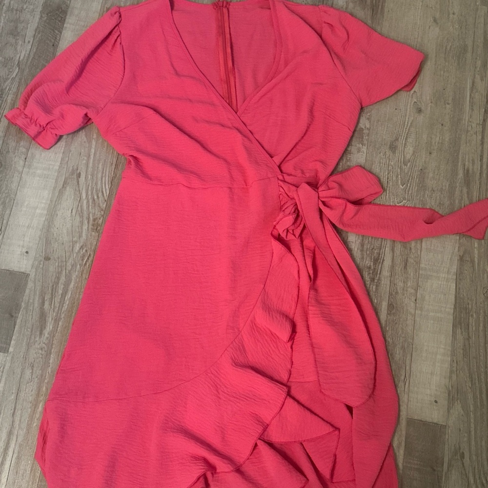 SHEIN Casual Dress Size Large Hot Pink